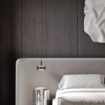 Elegant Bed With Extended Headboard