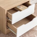 Wooden Night Table with Drawer - Image 2
