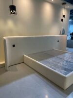 Elegant Bed With Extended Headboard - Image 6