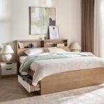 Wooden Night Table with Drawer - Image 5