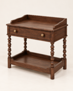 Walnut Bedroom Set – Poster Bed, Bedside Table & Dressing Table - Image 5