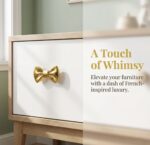 Bow Drawer Handle — Solid Brass Cabinet Knob - Image 2