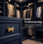 Bow Drawer Handle — Solid Brass Cabinet Knob - Image 4