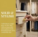 Bow Drawer Handle — Solid Brass Cabinet Knob - Image 6