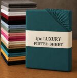 Luxury Fitted Sheet — Deep Pocket, All Bed Sizes | Qatar - Image 9