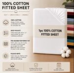 Luxury Fitted Sheet — Deep Pocket, All Bed Sizes | Qatar - Image 2