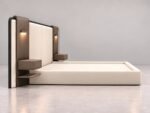 Super King & King Size Bed with Night Table Set - Image 2