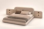 Pearl Super King Bedroom Set – 200x200 Upholstered Bed, Dressing Table with Mirror & Nightstand - Image 4